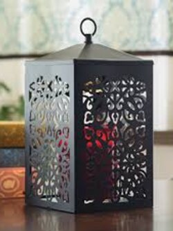 SCROLL CANDLE WARMER LANTERN