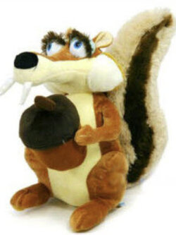 กระรอกสาว สแครทตี้ (Scratte) ขนาด 7 นิ้ว