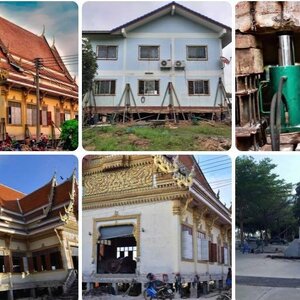 รื้อบ้าน โทร 090-9218474 รับดีดบ้าน เลื่อนบ้าน หมุนบ้าน ดีดบ้าน ศาลา โรงเรียน อาคาร ทุกประเภท