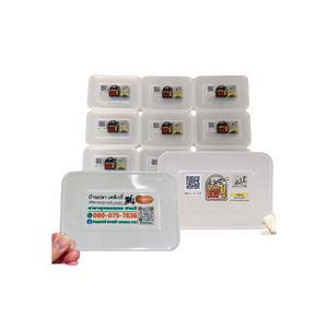 ผลงานพิมพ์กล่องอาหาร/พิมพ์ฝากล่องข้าว