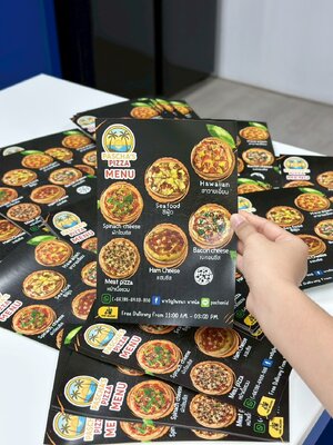 ผลงานพิมพ์ใบปลิว