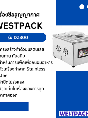 เครื่องซีลสูญญากาศ WESTPACK รุ่น DZ300