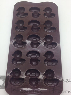 พิมพ์สบู่รูปเป็ด 15 ช่อง ขนาดประมาณ 15 กรัม จำนวน 1 ชิ้น