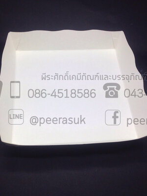 ถาดขนม PE เบอร์ 3 แพคละ 100 ชิ้น