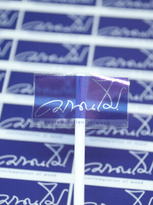 สติ๊กเกอร์ฌานไม้