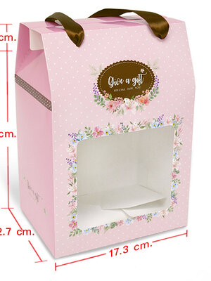 BK41W-005 กล่องคุกกี้-กล่องหูหิ้ว 9 นิ้ว (20 กล่อง)