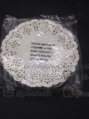 กระดาษดอลลี่ 4 นิ้ว แพคละ 200 ชิ้น