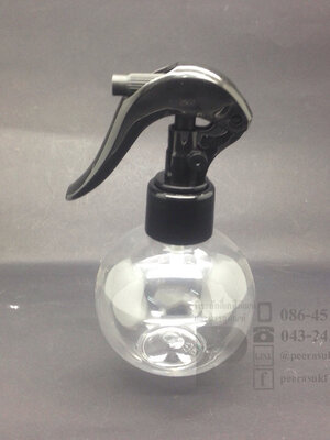 ขวดบอล 150 ml ใส+ฟ็อกกี้ดำ จำนวน 10 ชิ้น