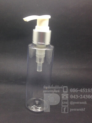 SA120 ml ใส+ปั้มเงิน แพคละ 10 ชิ้น