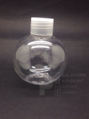 ขวดบอล 150 ml ใส+จุกตัน+ฝาเกลียวใส 10 ชิ้น