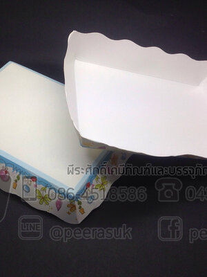 ถาดกระดาษสำเร็จรูป กลาง แพคละ 100 ชิ้น