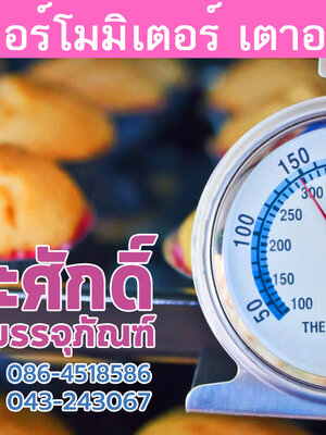 เทอร์โมมิเตอร์วัดอุณหภูมิเตาอบ