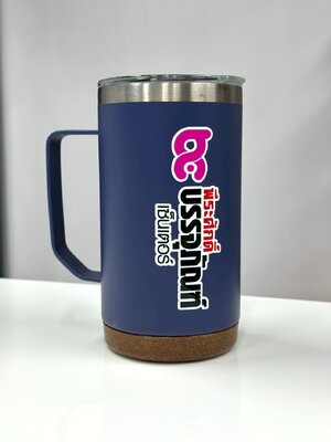 ผลงานแก้วพรีเมี่ยมพร้อมโลโก้