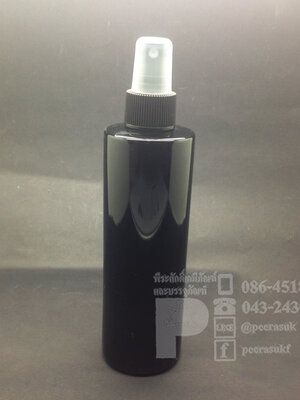 ขวด SA 250 ml สีดำ+สเปรย์ดำ 10 ชิ้น