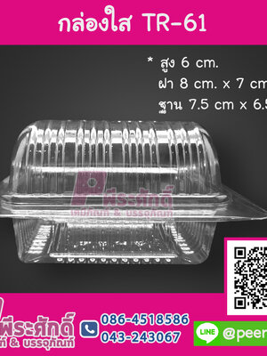 กล่องใส TR-61