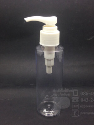 SA120 ml ใส+ปั้มขาว แพคละ 10 ชิ้น