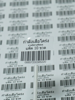 สติ๊กเกอร์กำลังเสือโคร่ง