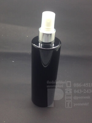 ขวด SA 250 ml สีดำ+สเปรย์เงิน 10 ชิ้น