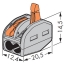 PCT-212 Universal compact wire wiring connector conductor terminal block