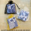 ของชำร่วยงานศพ ถุงผ้าหูหิ้ว ผ้าฝ้ายลายญี่ปุ่น 20*22 ซม. ใส่ถุงผ้าโปร่ง หรือ คาดริบบิ้น ชิ้นละ 24.-