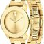 Movado 3600434 นาฬิกาผู้หญิง Bold Gold Quartz Women's Watch