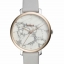 Fossil ES4377 นาฬิกาผู้หญิง Fossil รุ่น ES4377, Jacqueline Three-Hand Mineral Gray Leather Women's Watch