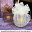 ของชำร่วยงานศพ แก้วกาแฟใสมีหู ลายเหลี่ยมเพชร ห่อผ้า (SD) สั่งซื้อขั้นต่ำ 100 ชิ้น ชิ้นละ 25.-