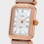 Fossil ES4718 นาฬิกาผู้หญิง Lyric Three-Hand Blush Leather Quartz Women's Watch
