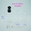 ขวด XO- 160ml ฝาพลิปดำ แพค 10 ชิ้น