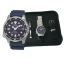 Citizen NY0040-17LEM นาฬิกาผู้ชาย Promaster Automatic Blue ISO Cert. Divers Men's Watch Set. Extra Strap
