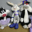 ตุ๊กตาชุดตัวการ์ตูนหลัก 5 ตัว Looney Tunes ขนาด 8-11 นิ้ว