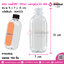 #111 ขวดน้ำPET 250ml. แคปซูล(ป.30) MM การบรรจุ แพคละ 150 ชิ้น