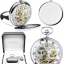 Jean Pierre Of Switzerland G250CM นาฬิกาพก Jean Pierre Of Switzerland รุ่น G250CM, Double Hunter Mechanical Pocket Watch