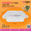 กล่องผลไม้ PET 500g (EPP) เจาะรูบน