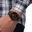 Fossil FS4682 นาฬิกาผู้ชาย Machine Mid-Size Chronograph Black IP Men's Watch