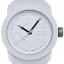 Diesel DZ1436 นาฬิกา ชาย-หญิง Double Down White Dial Rubber Strap Quartz Unisex Watch