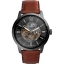 Fossil ME3181 นาฬิกาผู้ชาย Townsman 48 mm Automatic Amber Leather Men's Watch