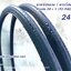 ยางรถเข็นวีลแชร์ รถเข็นผู้ป่วย 24 x 1 (23-540) / 2 เส้น -ส่งด่วน EMS-