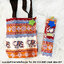 ของชำร่วยงานศพ ถุงผ้าหูหิ้วลายช้าง 20*22 ซม. สั่งซื้อขั้นต่ำ 100 ชิ้นถุงพลาสติกแก้ว 24.-