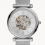 Fossil ME3176 นาฬิกาผู้หญิง Carlie Automatic Stainless Steel Women's Watch