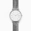 Skagen SKW2785 นาฬิกาผู้หญิง Signatur Silver-Tone Steel-Mesh Quartz Women's Watch
