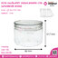 E219 กระป๋องPET 200ml.#GKPE-219 (ฝาเกลียวใส 80มิล)