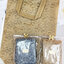 ของชำร่วยงานศพ กระเป๋าถุงผ้าลดโลกร้อน สีน้ำตาลทอง ถุงพลาสติกแก้ว 12.-/ถุงผ้า 17.-