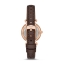 Fossil ES4472 นาฬิกาผู้หญิง Carlie Mini Three-Hand Brown Leather Women's Watch