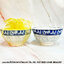 ของชำรวยงานศพ ชามกระเบื้อง ลายนอก ขอบสีน้ำเงิน 4.5" ห่อผ้า (SM) สั่งซื้อขั้นต่ำ 100 ชิ้น ห่อผ้า 28.-