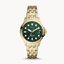 Fossil ES4746 นาฬิกาผู้หญิง FB-01 Three-Hand Date Gold-Tone Stainless Steel Quartz Women's Watch