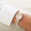 Fossil ES3405 นาฬิกาผู้หญิง Virginia Two-Tone Stainless Steel Quartz Women's Watch