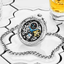 Stuhrling Original 991.01 นาฬิกาพก Mechanical Vintage Stainless Steel Pocket Watch