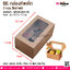 BE-กล่องคัพเค้ก 2 หลุม สีคราฟท์ @ บรรจุ : แพคละ 20 ชิ้น / หีบละ 10 แพค (200 ชิ้น)