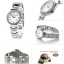 Fossil ES3282 นาฬิกาผู้หญิง Fossil รุ่น ES3282, Virginia Silver Dial Women's Watch